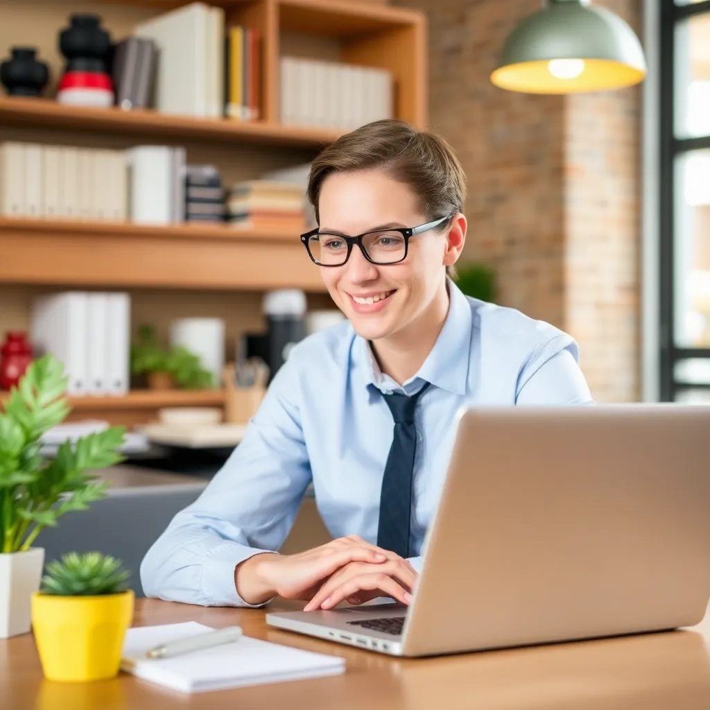 Professionele voorbereiding voor salarisonderhandeling met documenten en laptop